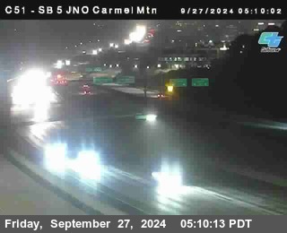 SB 5 at Carmel Mountain Rd.