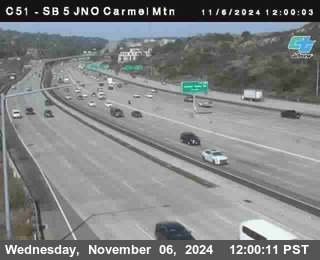 SB 5 at Carmel Mountain Rd.