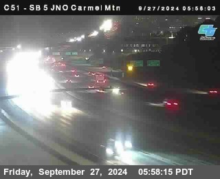 SB 5 at Carmel Mountain Rd.