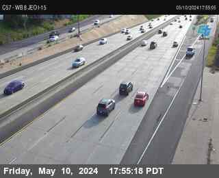 Timelapse image near (C 057) I-8 : Just East Of I-15, San Diego 0 minutes ago