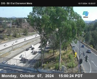 SB 15 at Clairemont Mesa Blvd