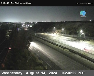 SB 15 at Clairemont Mesa Blvd