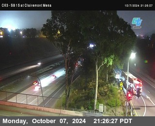 SB 15 at Clairemont Mesa Blvd