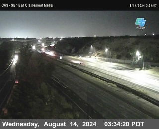 SB 15 at Clairemont Mesa Blvd