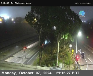 SB 15 at Clairemont Mesa Blvd