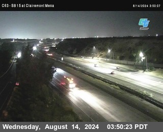 SB 15 at Clairemont Mesa Blvd