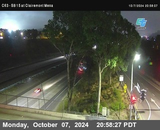 SB 15 at Clairemont Mesa Blvd