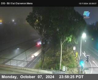 SB 15 at Clairemont Mesa Blvd