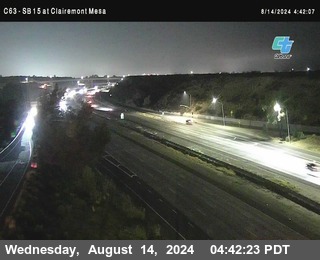 SB 15 at Clairemont Mesa Blvd