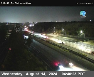 SB 15 at Clairemont Mesa Blvd