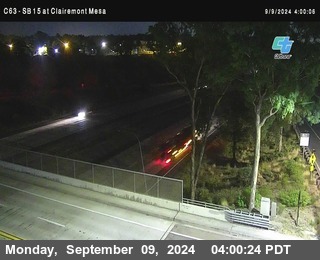 SB 15 at Clairemont Mesa Blvd