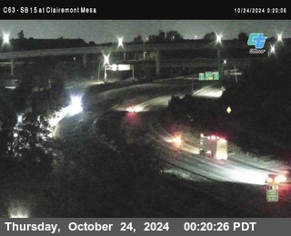 SB 15 at Clairemont Mesa Blvd