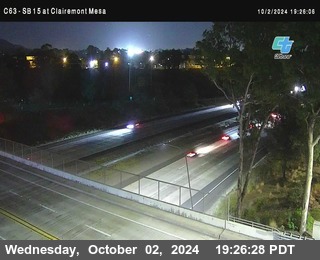 SB 15 at Clairemont Mesa Blvd