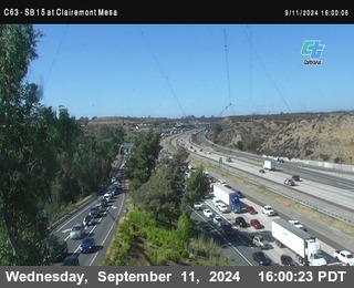 SB 15 at Clairemont Mesa Blvd