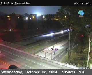 SB 15 at Clairemont Mesa Blvd