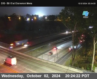 SB 15 at Clairemont Mesa Blvd