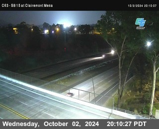 SB 15 at Clairemont Mesa Blvd