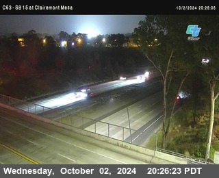 SB 15 at Clairemont Mesa Blvd