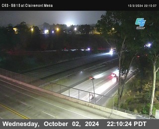 SB 15 at Clairemont Mesa Blvd