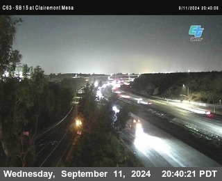 SB 15 at Clairemont Mesa Blvd