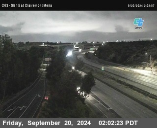 SB 15 at Clairemont Mesa Blvd