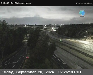 SB 15 at Clairemont Mesa Blvd