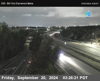 SB 15 at Clairemont Mesa Blvd