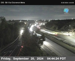 SB 15 at Clairemont Mesa Blvd