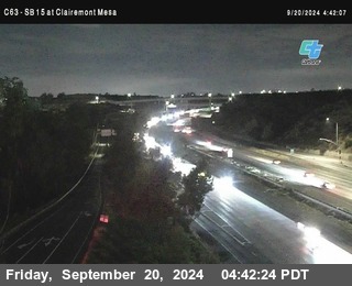 SB 15 at Clairemont Mesa Blvd