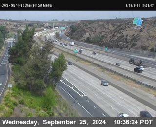 SB 15 at Clairemont Mesa Blvd