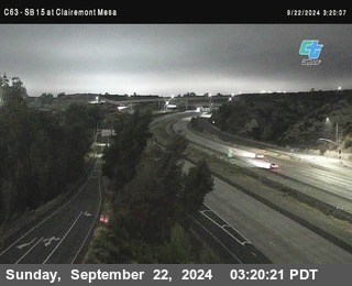 SB 15 at Clairemont Mesa Blvd