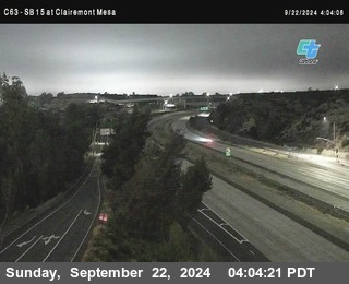 SB 15 at Clairemont Mesa Blvd