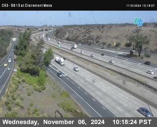 SB 15 at Clairemont Mesa Blvd