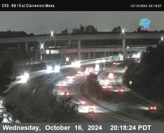 SB 15 at Clairemont Mesa Blvd