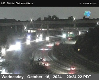 SB 15 at Clairemont Mesa Blvd