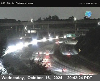 SB 15 at Clairemont Mesa Blvd