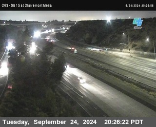 SB 15 at Clairemont Mesa Blvd