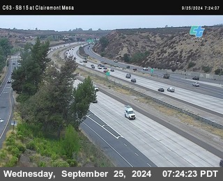 SB 15 at Clairemont Mesa Blvd