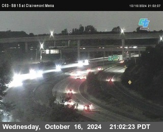 SB 15 at Clairemont Mesa Blvd