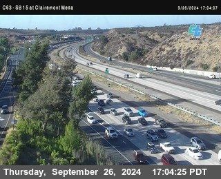 SB 15 at Clairemont Mesa Blvd