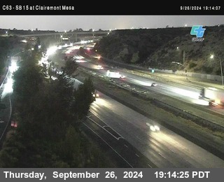 SB 15 at Clairemont Mesa Blvd