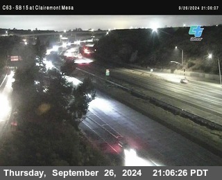 SB 15 at Clairemont Mesa Blvd