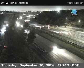 SB 15 at Clairemont Mesa Blvd