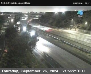 SB 15 at Clairemont Mesa Blvd