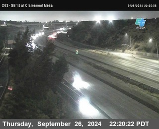 SB 15 at Clairemont Mesa Blvd