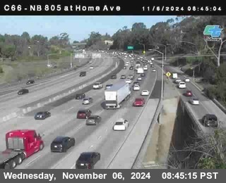 NB 805 at Home Ave (On Ramp)