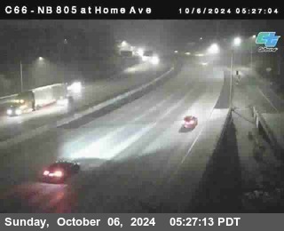 NB 805 at Home Ave (On Ramp)