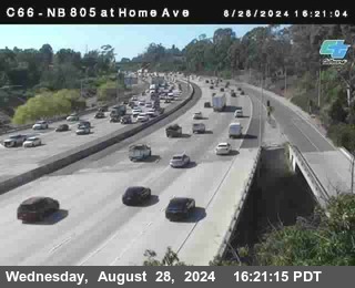 NB 805 at Home Ave (On Ramp)