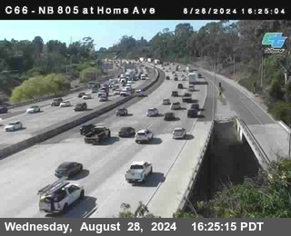 NB 805 at Home Ave (On Ramp)