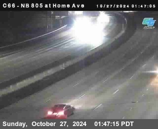 NB 805 at Home Ave (On Ramp)